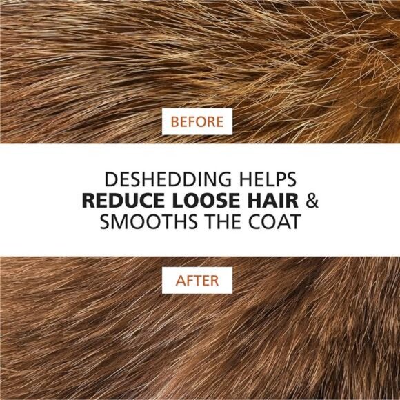 Double Sided Dog Shedding Blade with No-slip Grip - Coarse & Fine Teeth for Long - Picture 7 of 8